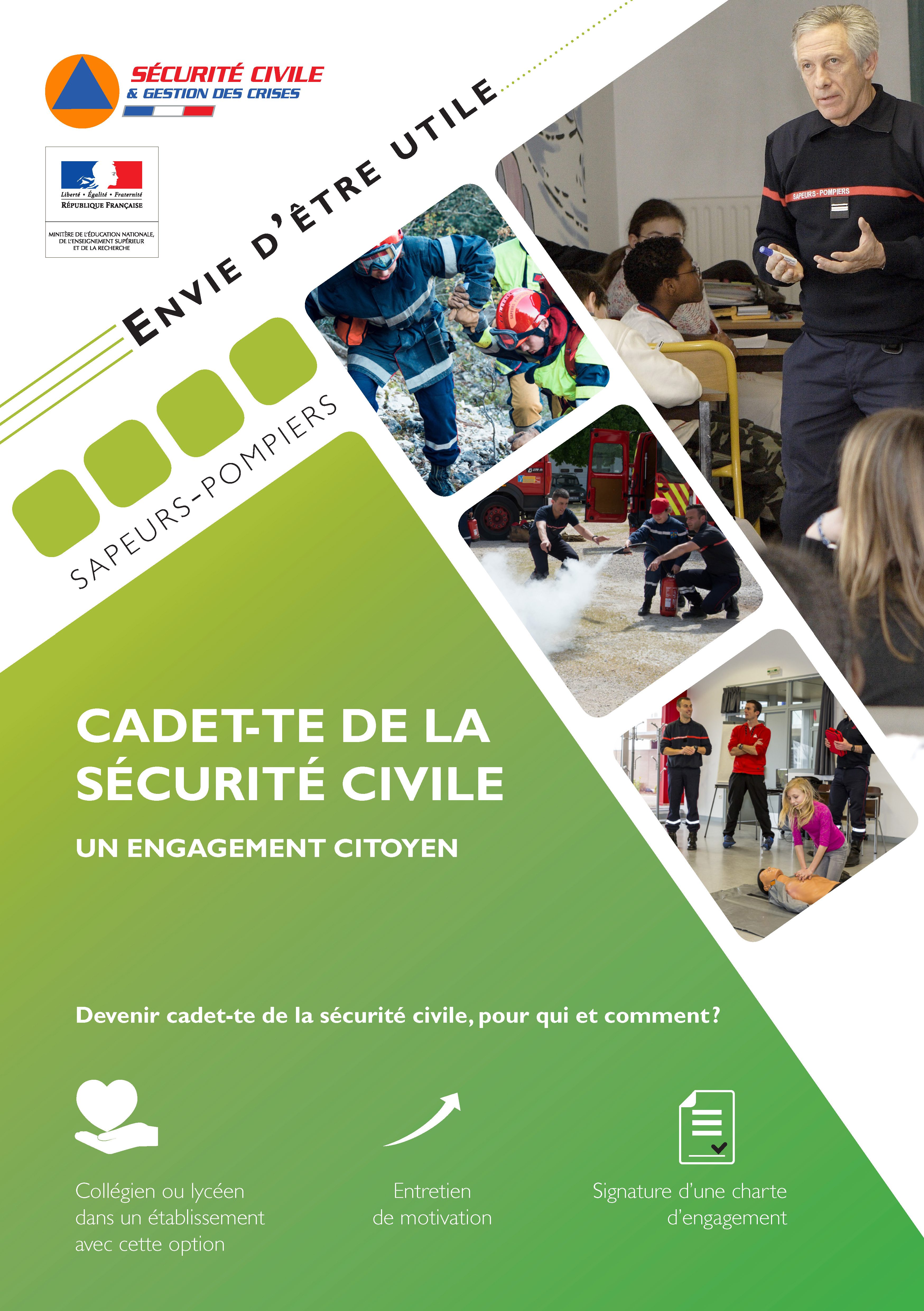 lettre motivation cadet sécurité civile