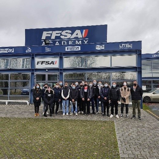 Visite de la FFSA Academy, du Junior Team et du SERT