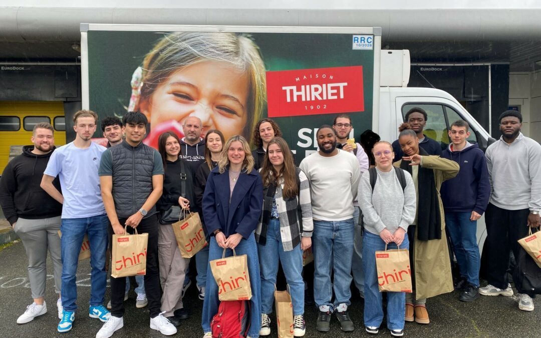 La maison Thiriet forme sur le terrain les commerciaux du Lycée Le Mans Sud